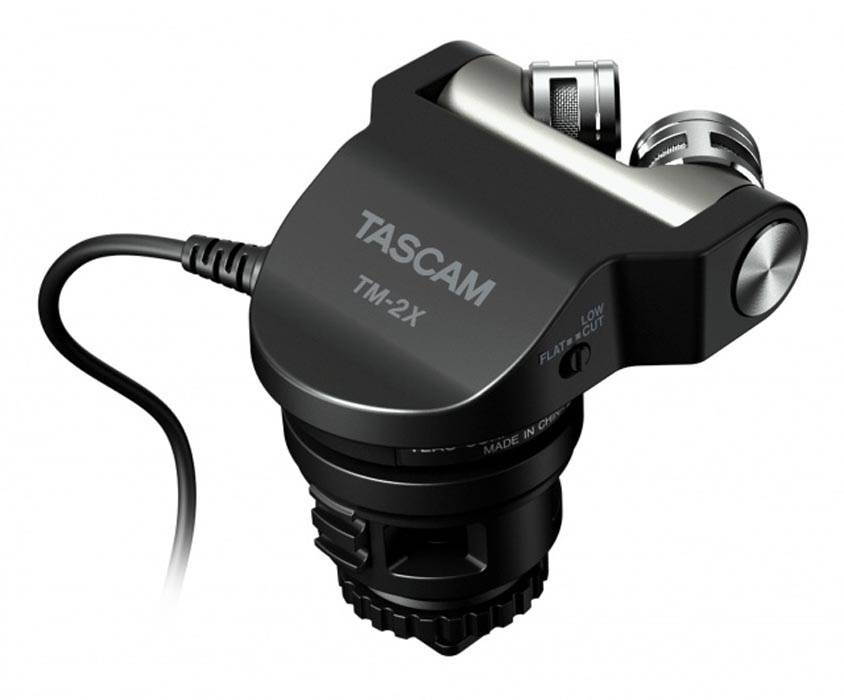 NEW! Tascam TM-2X High Quality X-Y Stereo Cardioid Microphone for DSLR Cameras