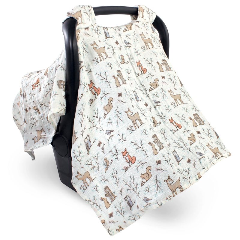 GO By Goldbug Space Duo Head Support And Strap Cover Set For Car Seat, Stroller, Bouncer