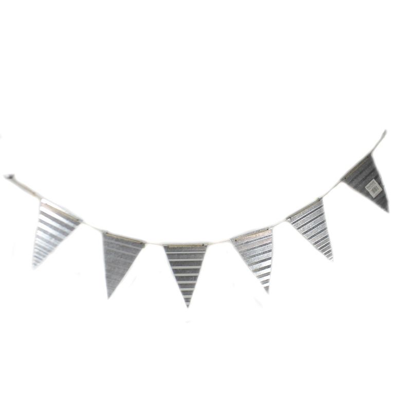 Halloween 8.5" Candycorn Garland Metal Jute Bells  -  Banners And Garlands