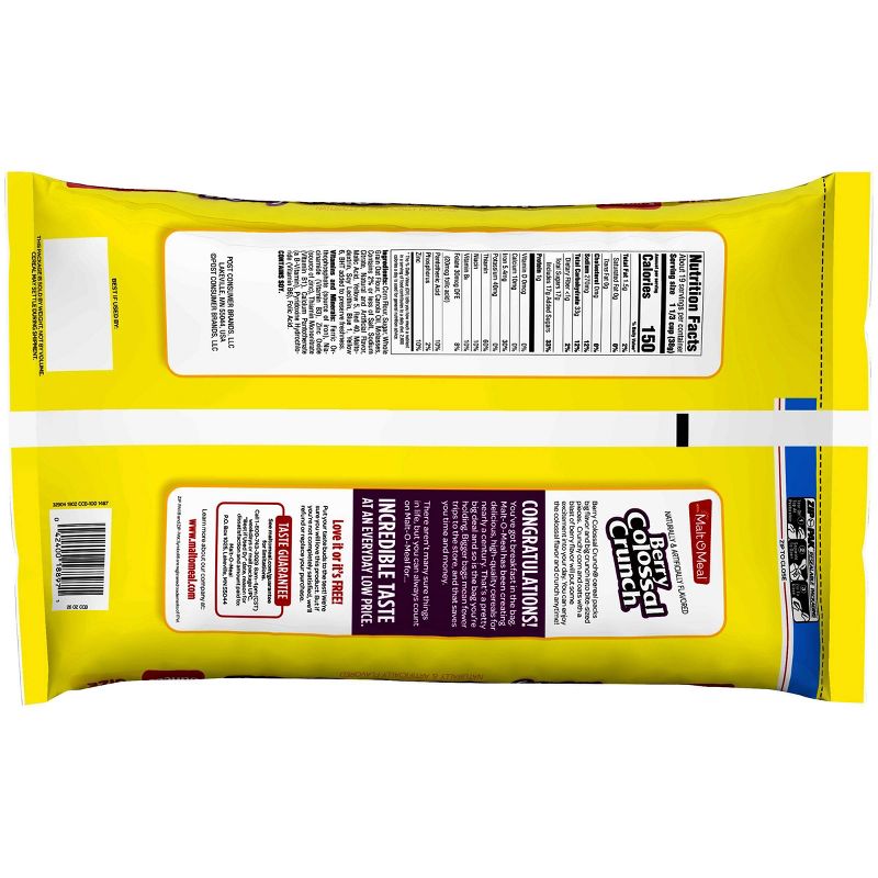 Berry Colossal Crunch Breakfast Cereal - 26oz - Malt O Meal