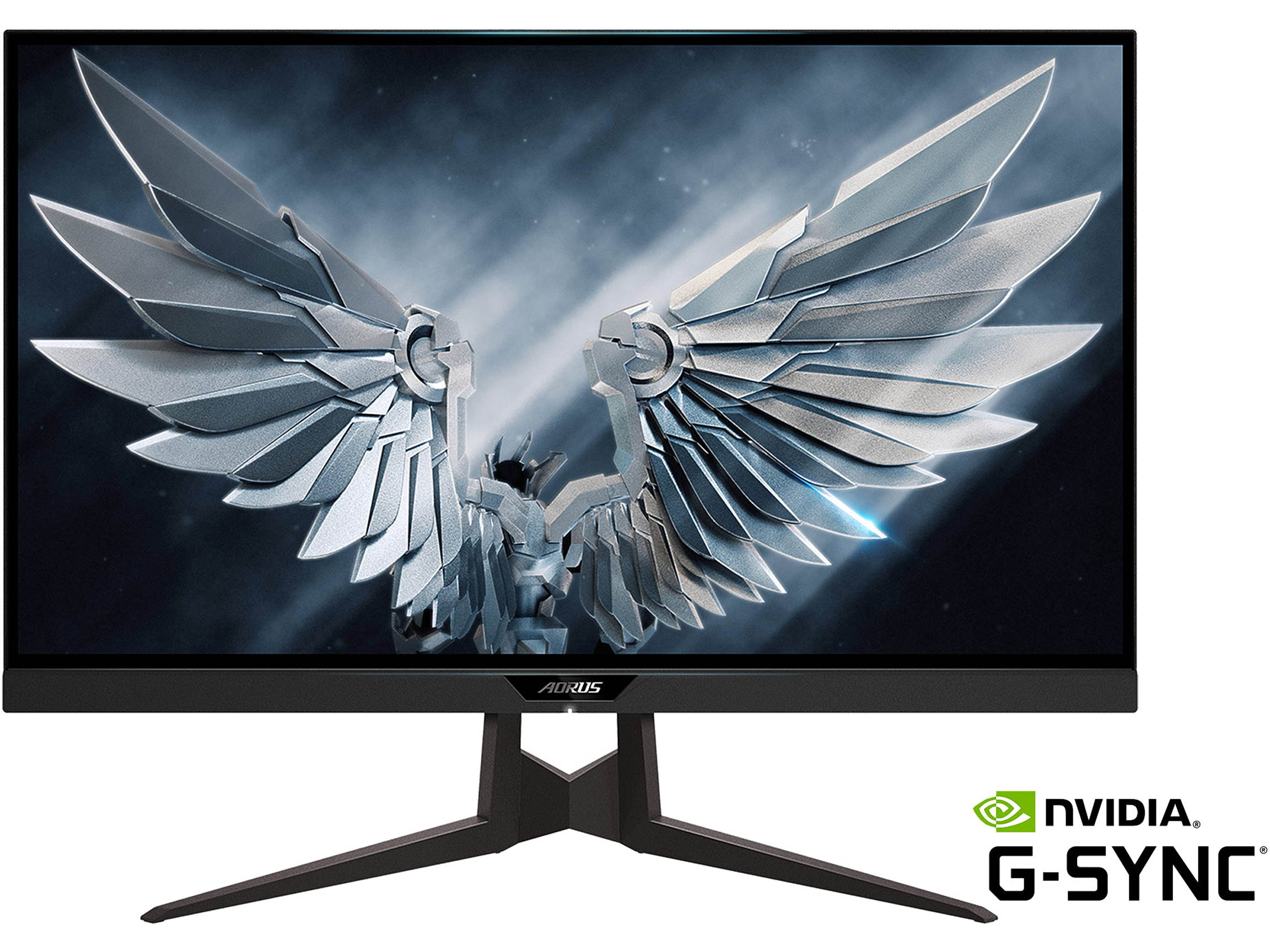 AORUS FI27Q-P 27" 165Hz 1440P HBR3 G-SYNC Compatible IPS Gaming Monitor, Built-in ANC, 2k Display, 1 ms Response Time, HDR, 95% DCI-P3, 1x Display Port 1.4, 2x HDMI 2.0, 2x USB 3.0
