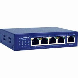 4XEM 4XLS5004P255 4-Port PoE+(Plus) 25.5Watt Ethernet Switch