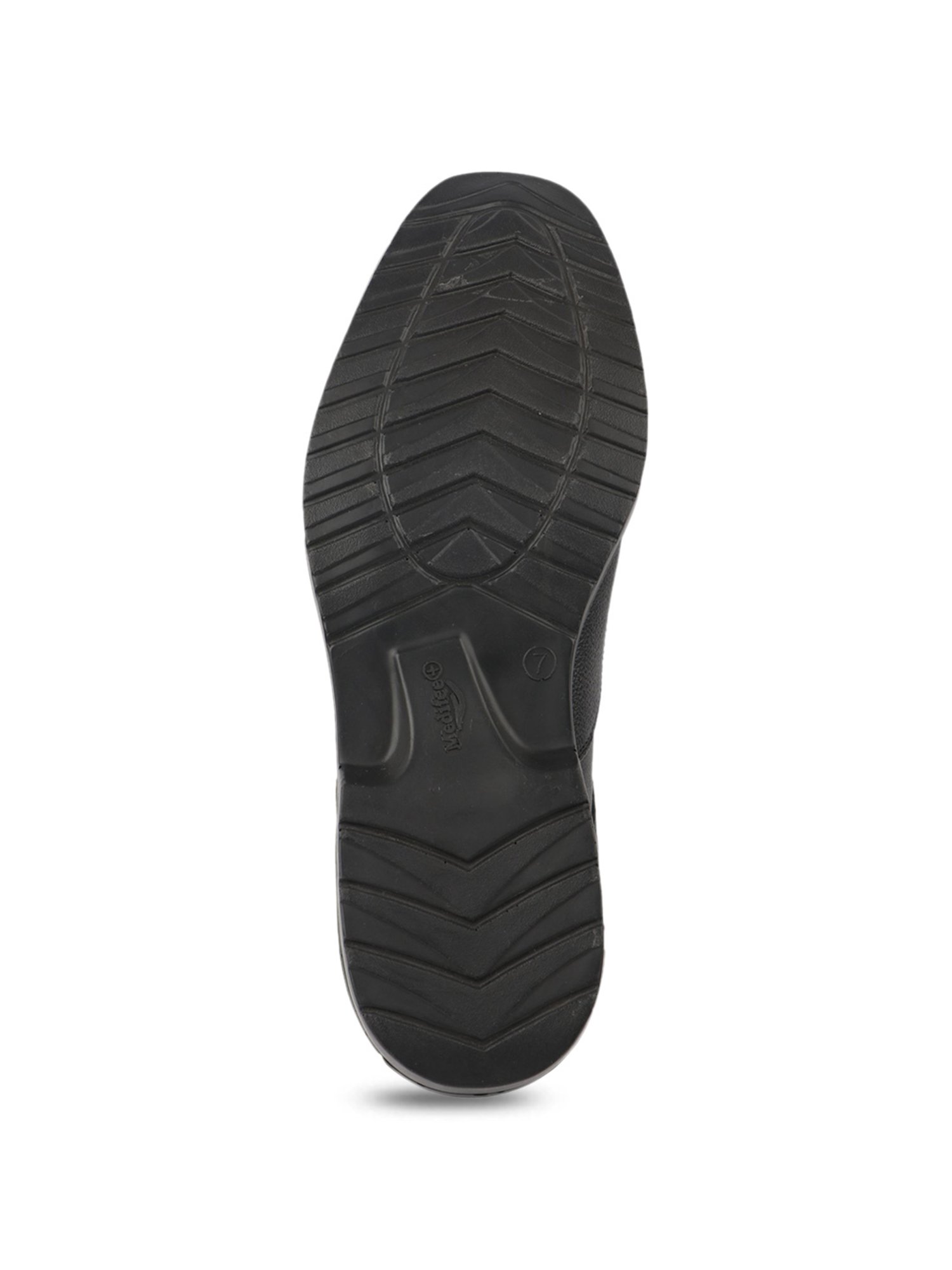 MediFeet Men's Black Derby Shoes