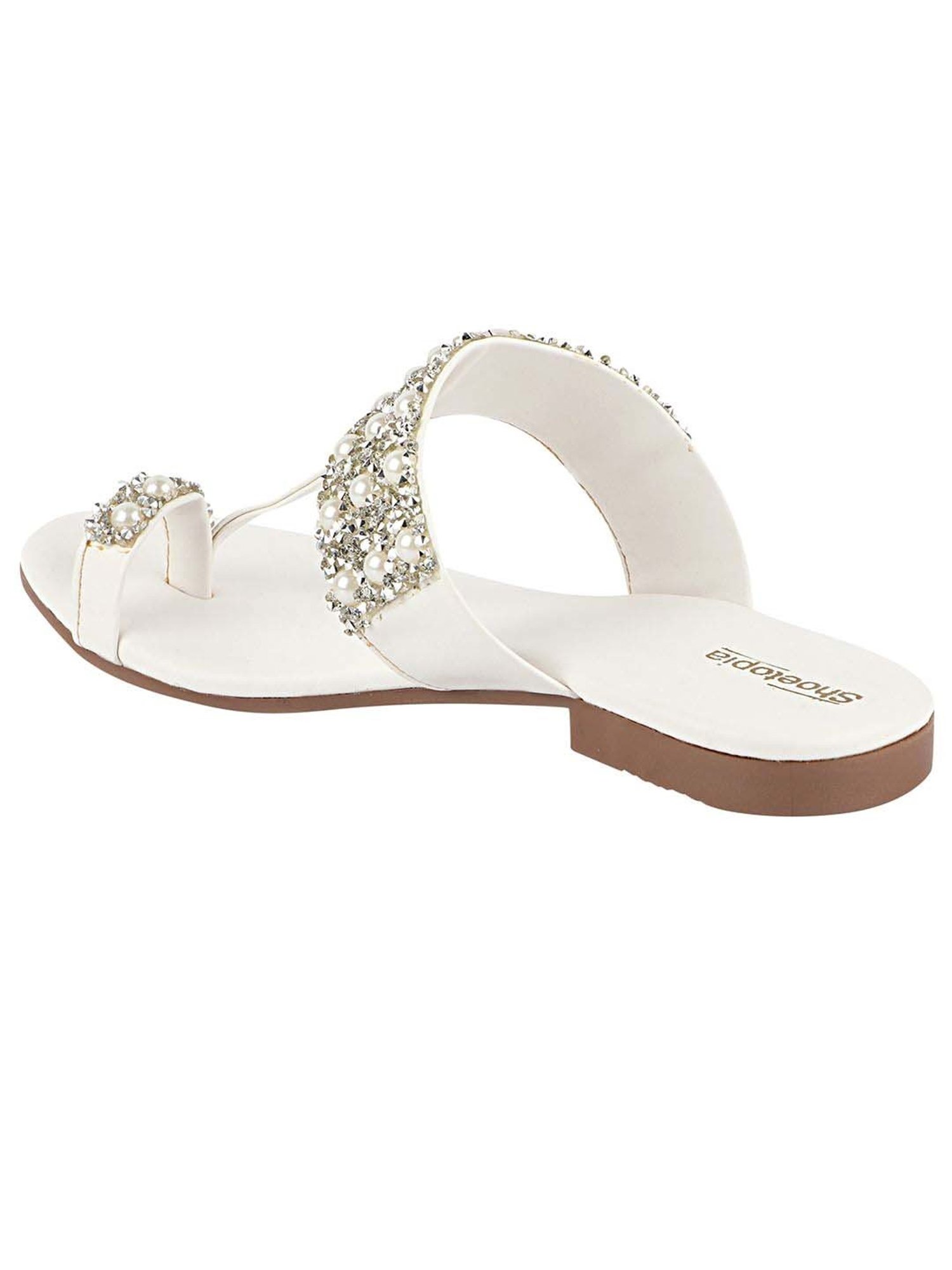 Shoetopia Kids Black Toe Ring Sandals