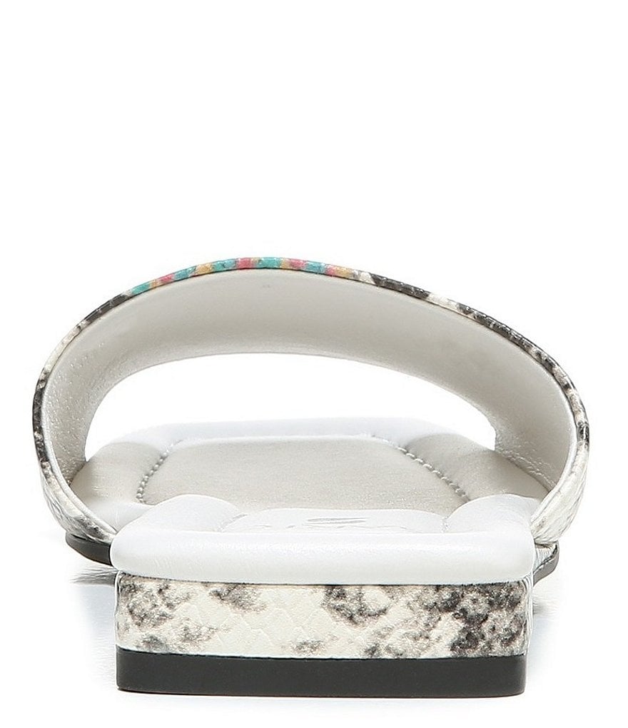 Sarto by Franco Sarto Bordo Snake Print Leather Slides