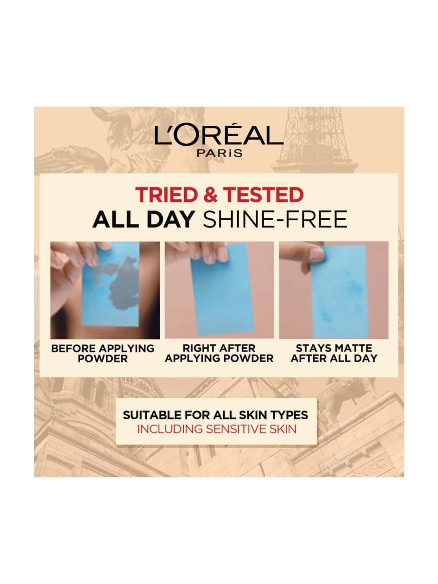 L'Oreal Paris Infallible Oil Killer Powder - Natural Honey,6g