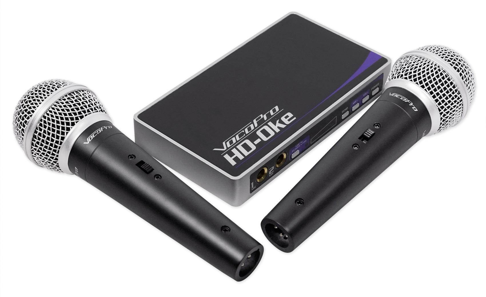 Vocopro HD-OKE Karaoke Microphone System 4 ipad/iphone/Android/Laptop/TV+LED's