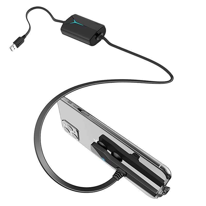 9000mAh Power Bank Portable Charger Gaming Charger with Built in Cable 49ft Length Compact External Battery Compatible with iPhone 11 XSXRX 8 7 6