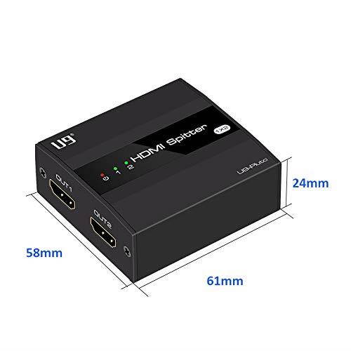 ViewHD Ultra HD | 4K HDMI 1x2 Mini Powered Splitter | HDMI v14 | Model VHD-Pluto