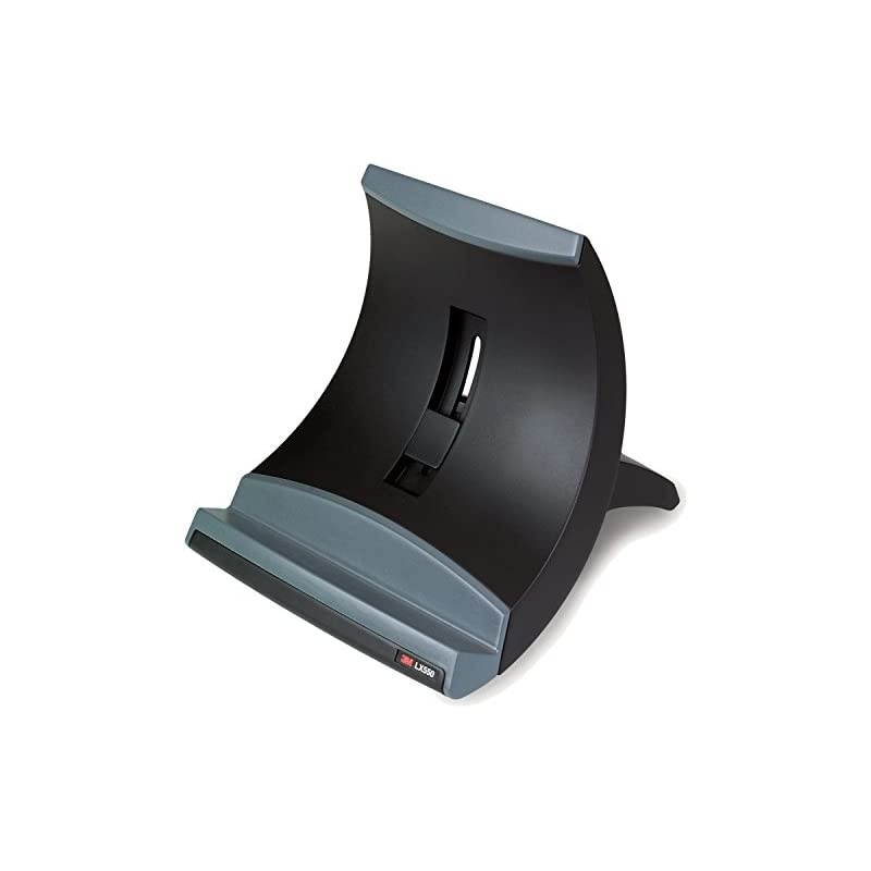 Laptop Stand, Raise Screen Height to Reduce Neck Strain, Position Laptop for Use as Second Monitor or for Zoom Calls, Small Footprint, Sturdy Design, Non-Skid Base, Easy Set-up, Black (LX550)