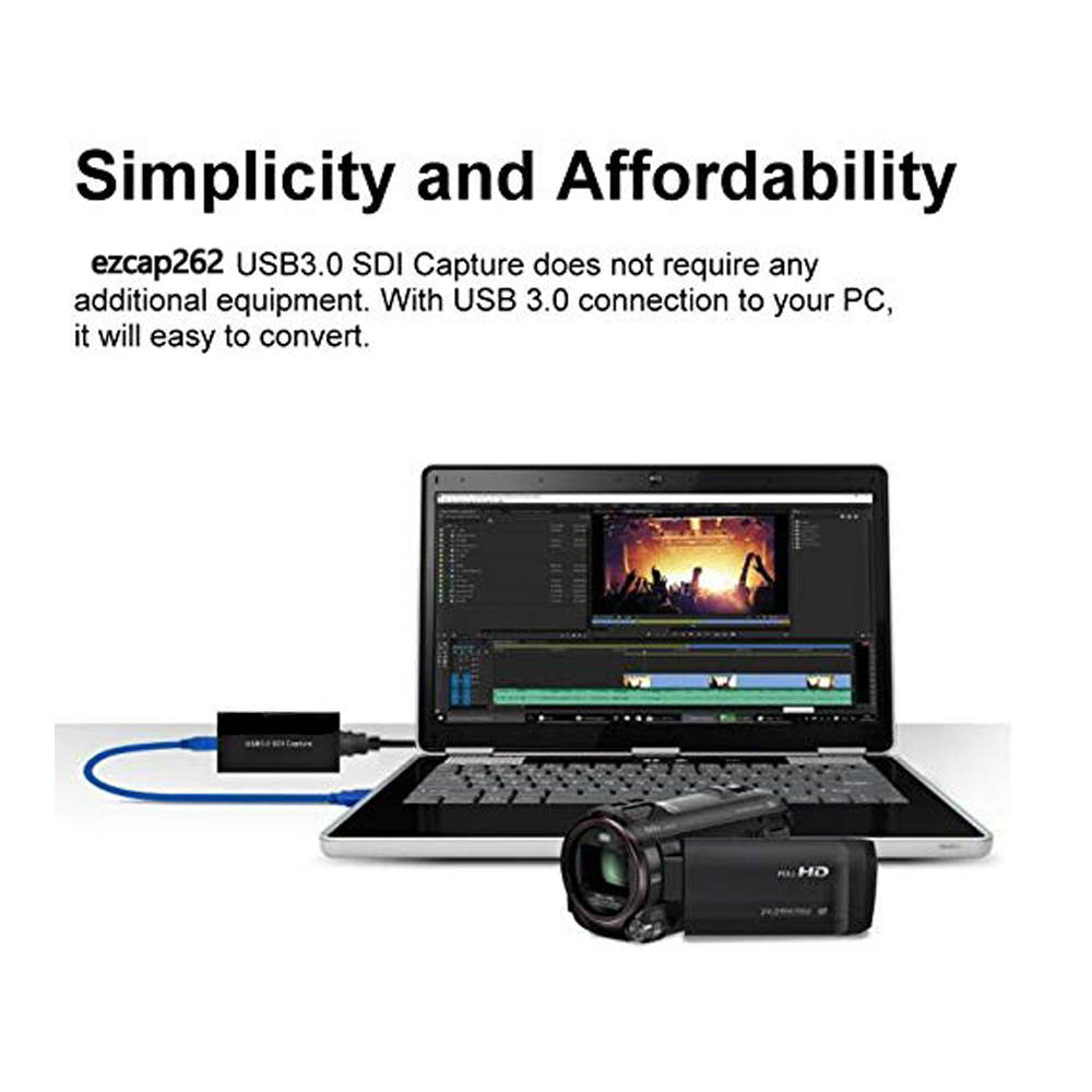 Y&H SDI Capture Card USB3.0 HD 1080P 60fps Video Record Device with SDI Out,Live Streaming for SDI Dome Camera,HD Medical Endoscope, Medical Imaging,SDI Optical Transceiver, DVR