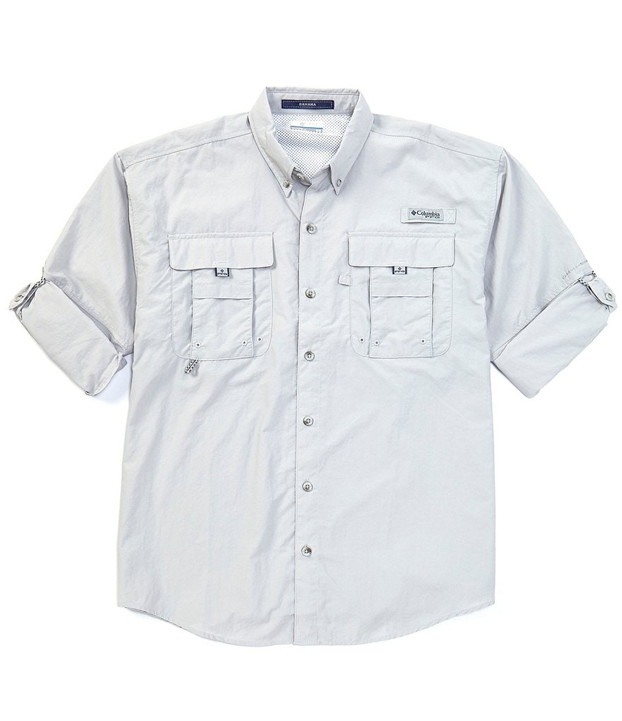 Columbia PFG Bahama II Omni-Shade Long-Sleeve Solid Shirt
