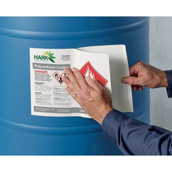 AVERY 60501 8-1/2" x 11" GHS Chemical Labels for Laser Printers, 50