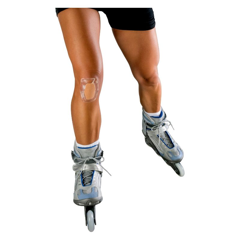 Nexcare Waterproof Bandages Knee and Elbow, Clear, 2 3/8 in x 3 1/2 in, 8 ct.