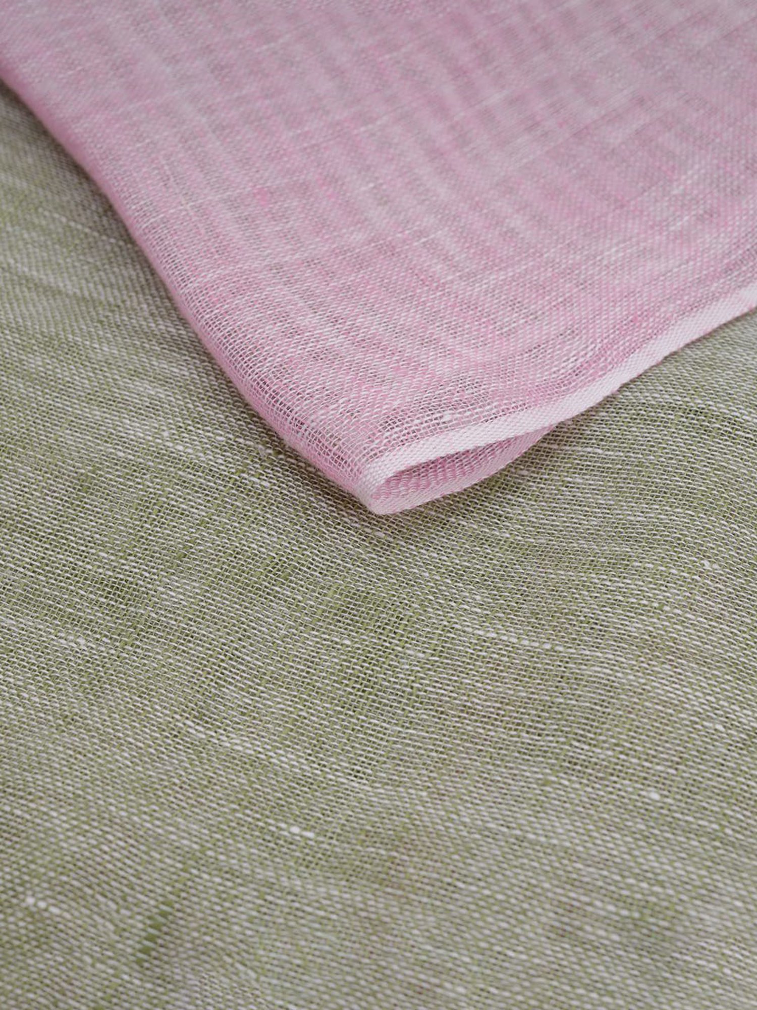 Linen Club Pink Striped Pure Linen Stole