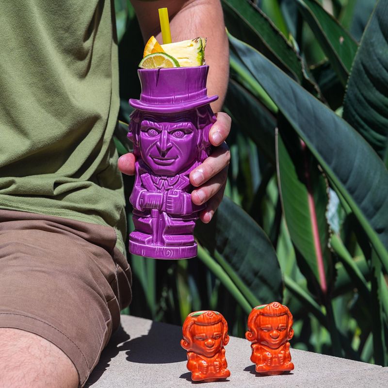 Beeline Creative Geeki Tikis Willy Wonka And The Chocolate Factory Mug Set | Ceramic Tiki Cups
