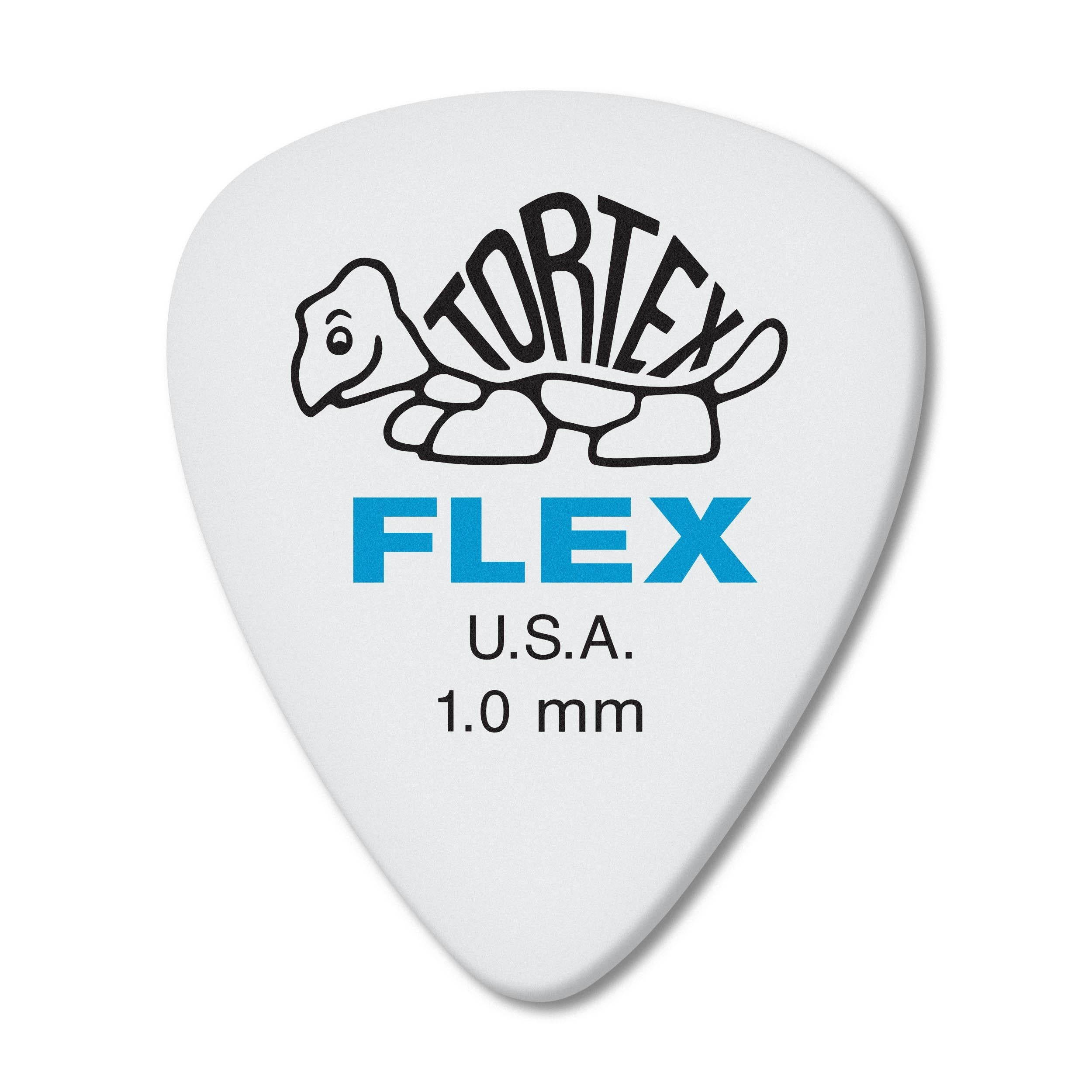 Dunlop 428 Tortex Flex Standard, 12 Pack, 1.00mm