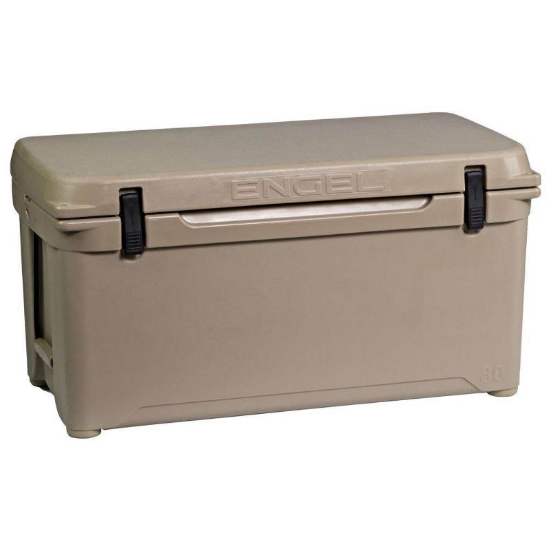Engel Coolers 74 Quart 75 Can High Performance Roto Molded Ice Cooler, Tan