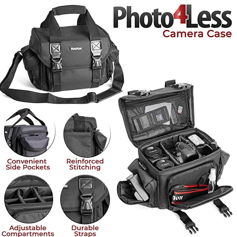 EOS Rebel T7 Digital SLR Camera with EF-S 18-55mm f/3.5-5.6 is STM Lens + 64GB Memory Card + Wide Angle and Telephoto Lens + Video Tripod + Extra Battery and Charger + Remote + Slave Flash