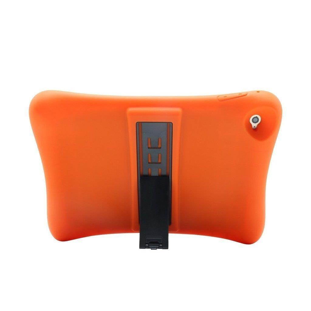 FastSun Kids Safe Shockproof Heavy Duty Rubber Kickstand Case Cover For iPad Pro 9.7" (Orange)