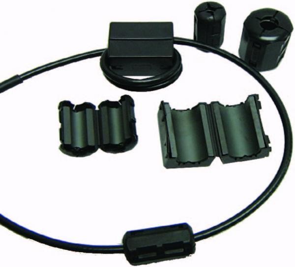 MFJ-700C4 Ferrite RFI Suppression Snap-On Choke, 4-Pack, 0.528" for RG11/8U