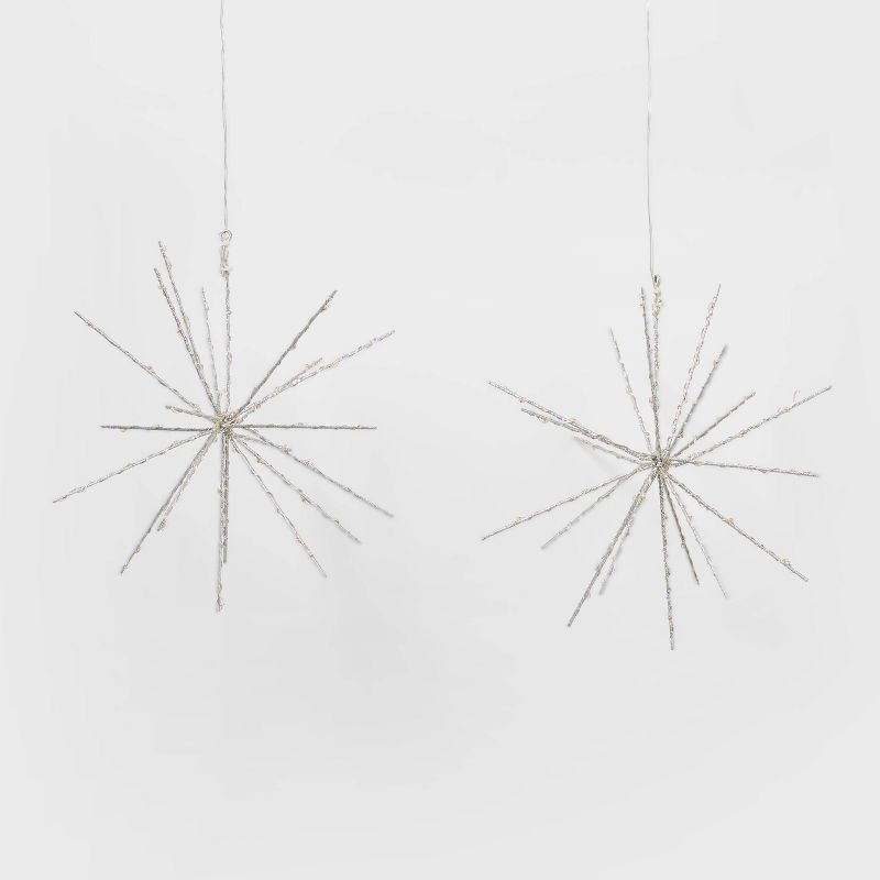 2pk Christmas LED Starburst Novelty 140 Lights Multicolor - Wondershop™