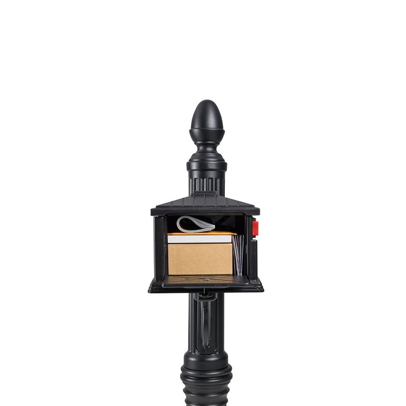 Gibraltar Mailbox Stratford All In One Mailbox Black