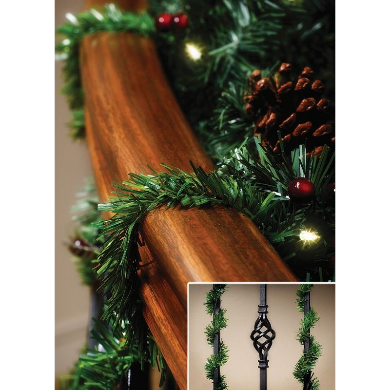 20pk 18in Christmas Garland Ties Noble Fir - Haute Décor