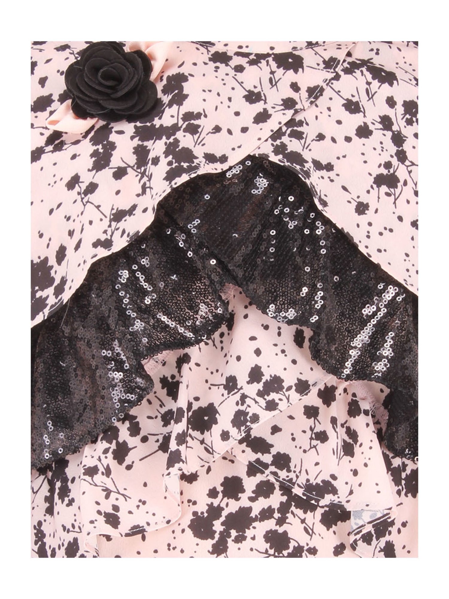 Cutecumber Kids Light Pink Printed Top