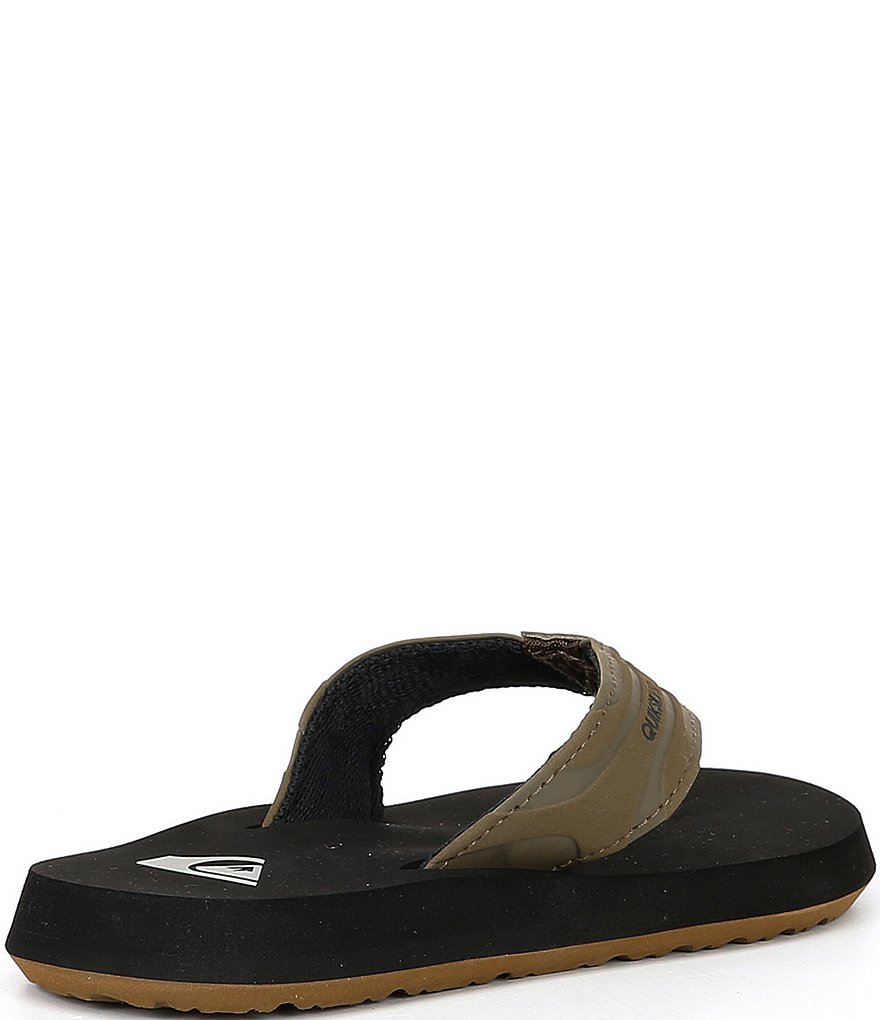 Quiksilver Boys' Monkey Wrench Suede Flip Flops (Youth)