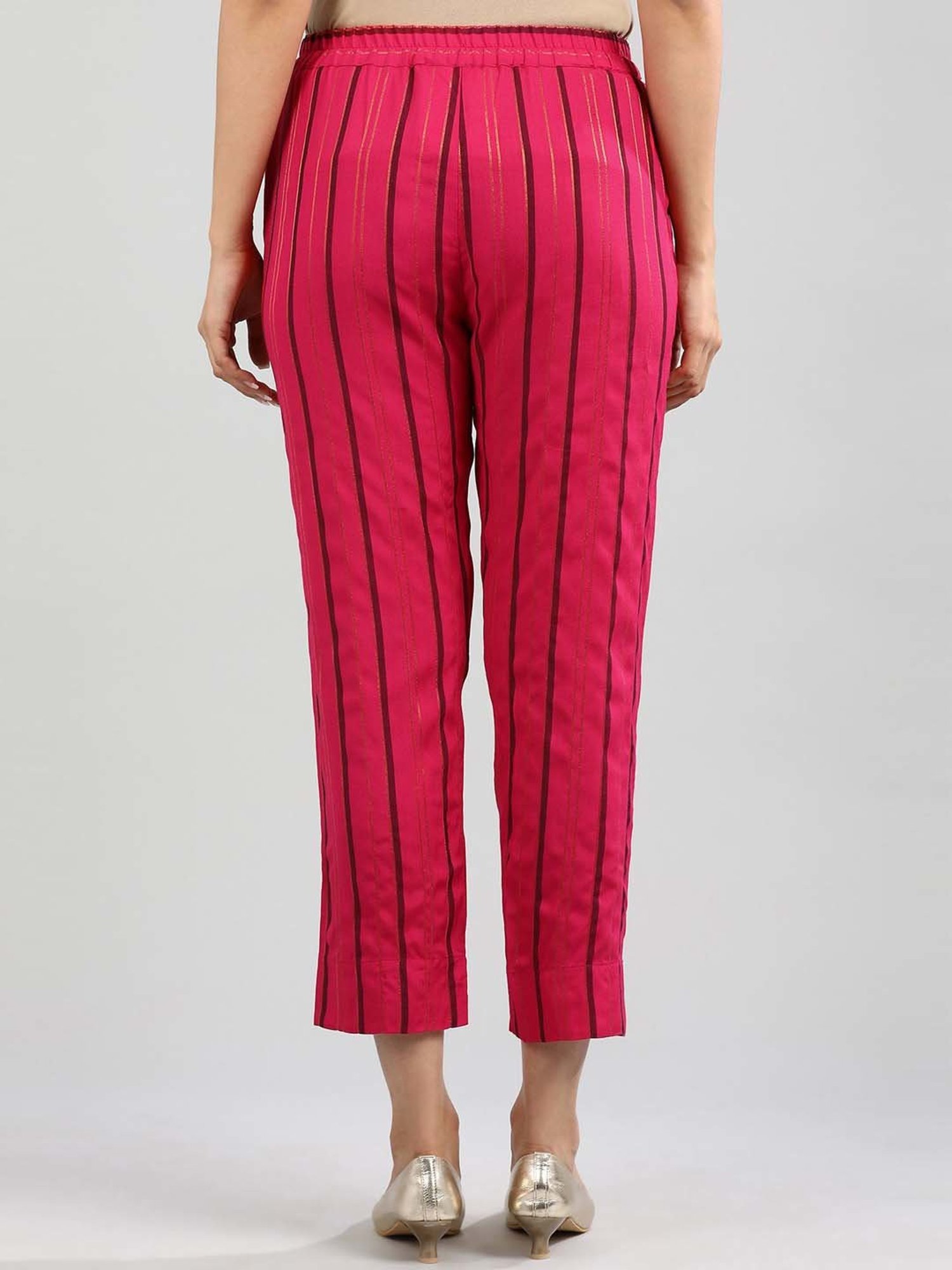 Castle Black Embroidered Palazzos