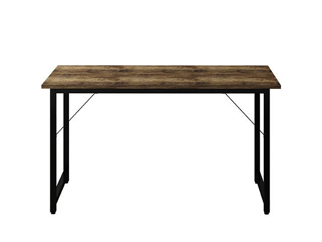 Computer Desk Home Office Desk Gaming Desk Large  Industrial Style Corner Writing Black Student Art Modren Simple Style PC Wood and Metal Desk Workstation,Wood Color,GT48