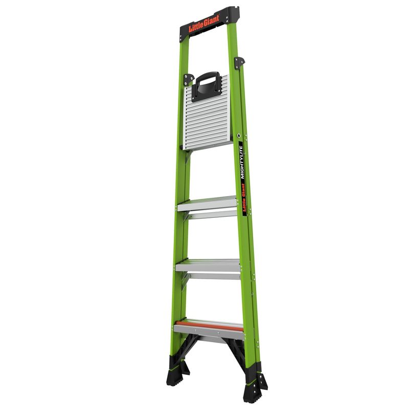 Little Giant Ladder Systems 6' model ANSI Type IAA 375 lb rated fiberglass Stepstool Apple Green
