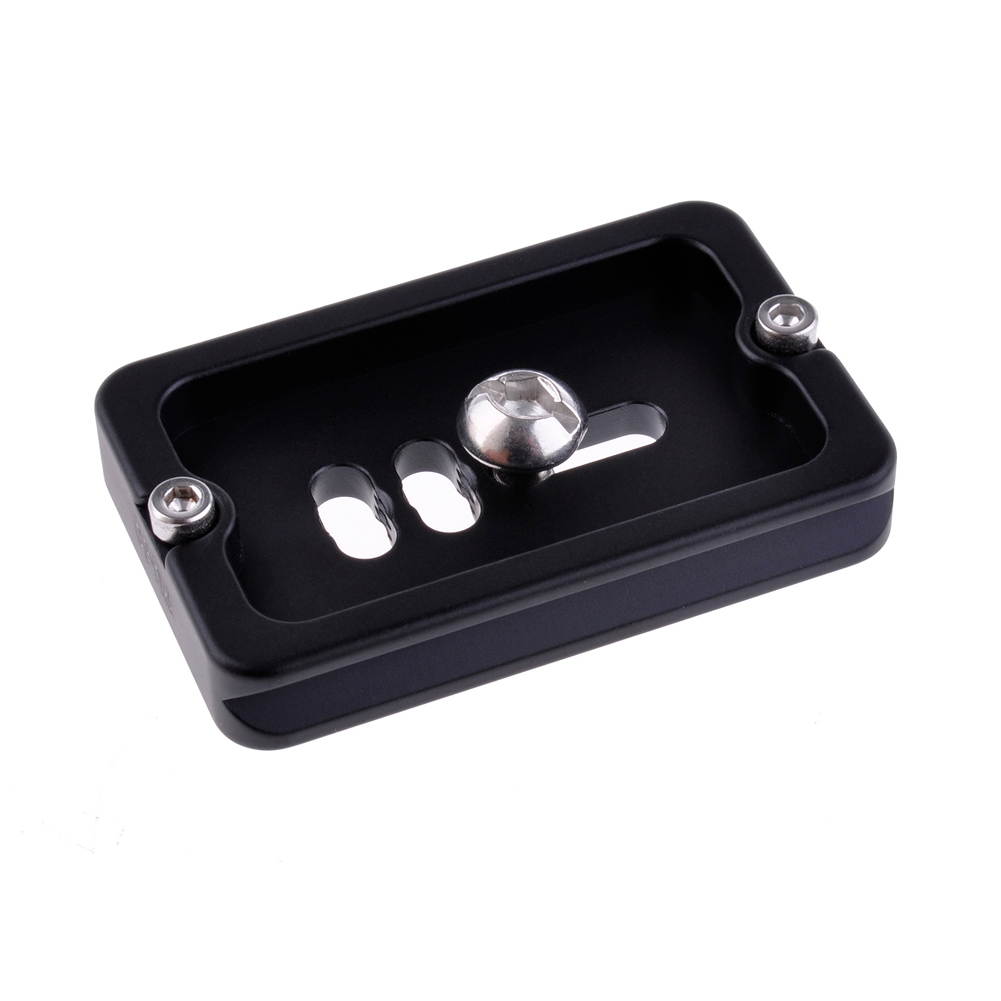 Neewer PU60 Universal Black Quick Release Plate for Tripod Ball Head Compatible with Arca, RRS, Manfrotto, Gitzo, Benro Clamps