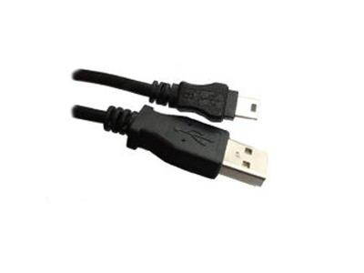 Black - USB A to Mini B 5 pin, 6 Feet - High Speed USB Cable