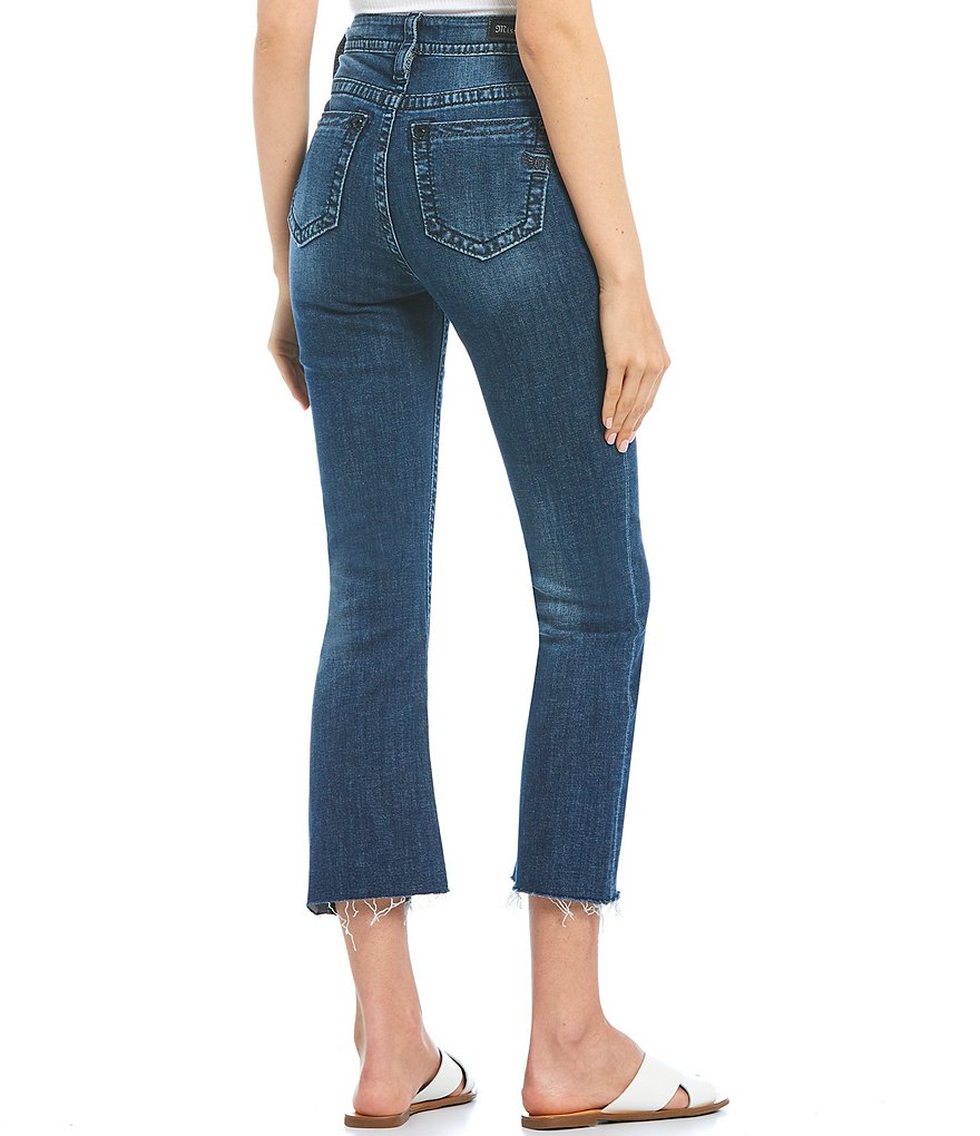 Miss Me High Rise Cropped Bootcut Jeans