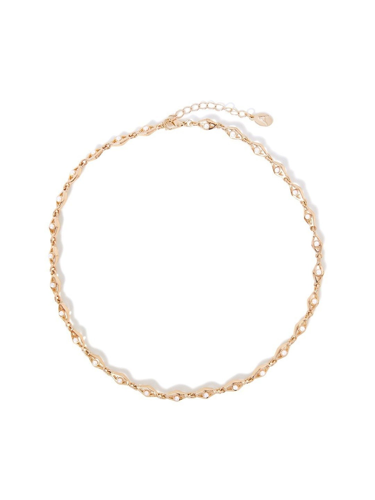 Accessorize London Pearl Detail Chain Necklace