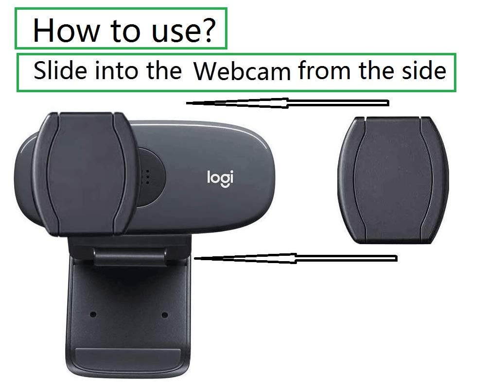 for Logitech C270 / C270i Webcam Privacy Shutter Protects Lens Cap Hood Cover
