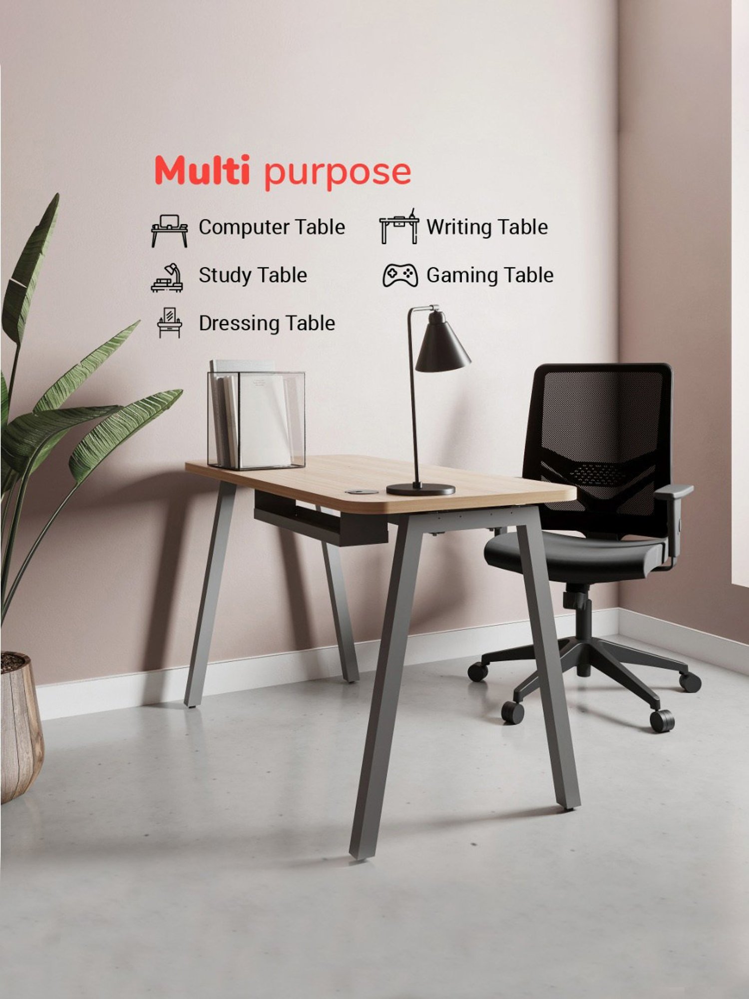 Durian Chaste Black Fabric Executive Chair