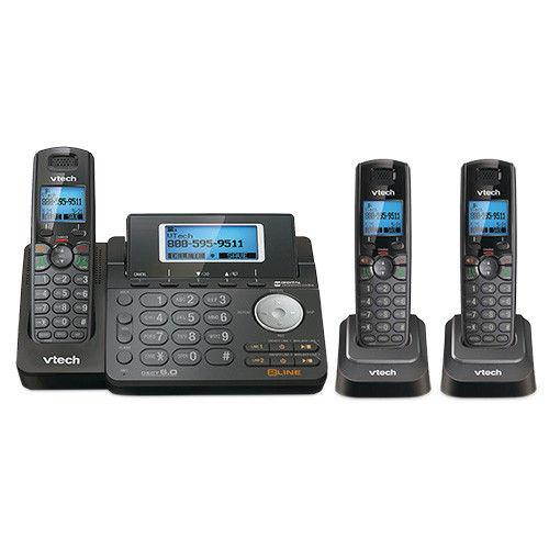 VTech DS6151-11 and 2 DS6101-11 2 Line Expandable cordless phone