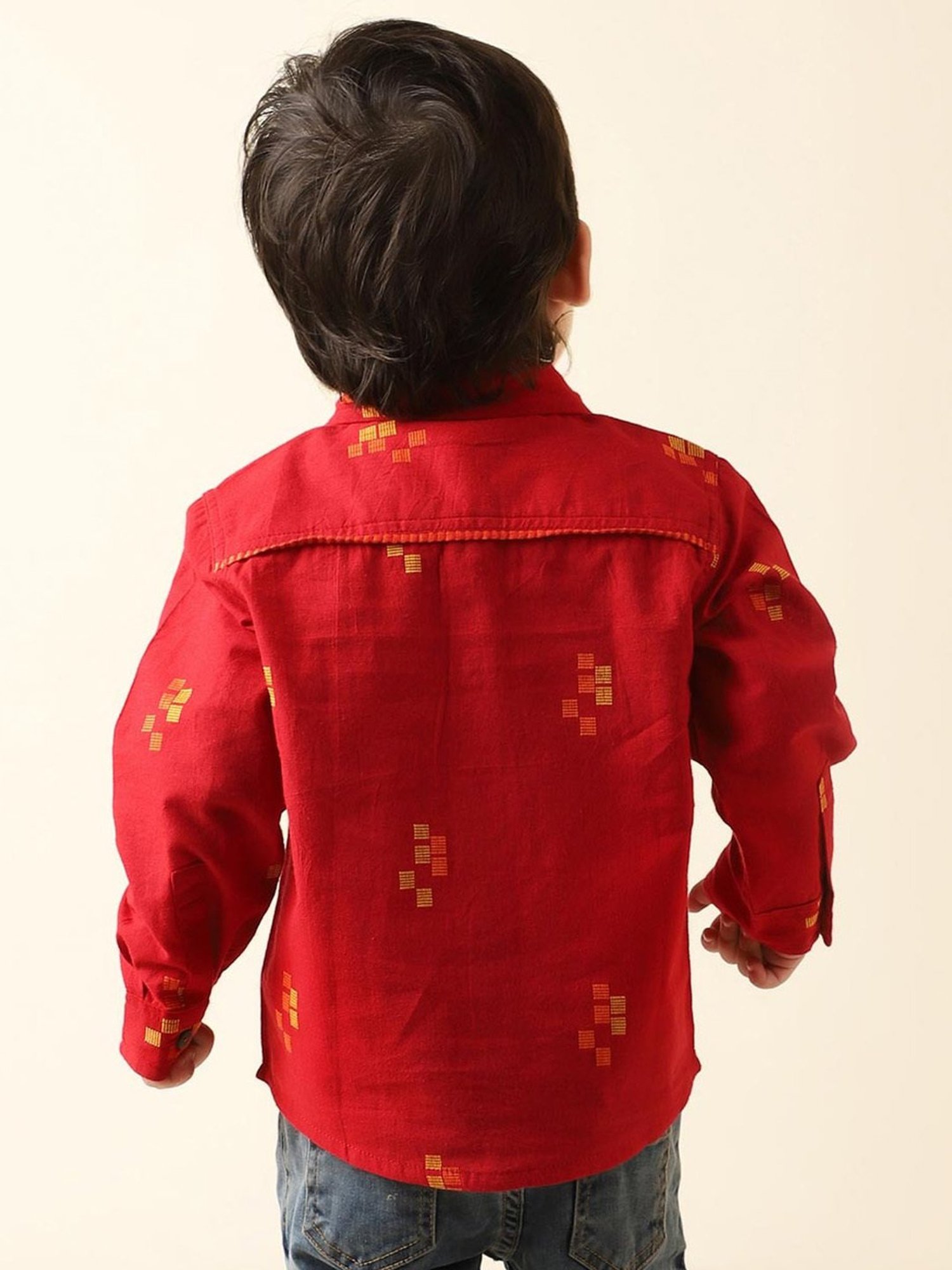 Ed-a-Mamma Baby Yellow Striped Shirt