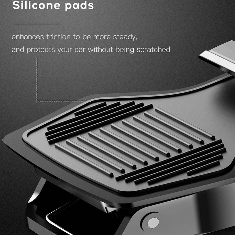 Baseus Dashboard Car Holder for iPhone Samsung Phone Grip 360 Degree Adjustable Clip Car Mount GPS Mobile Phone Holder Stand