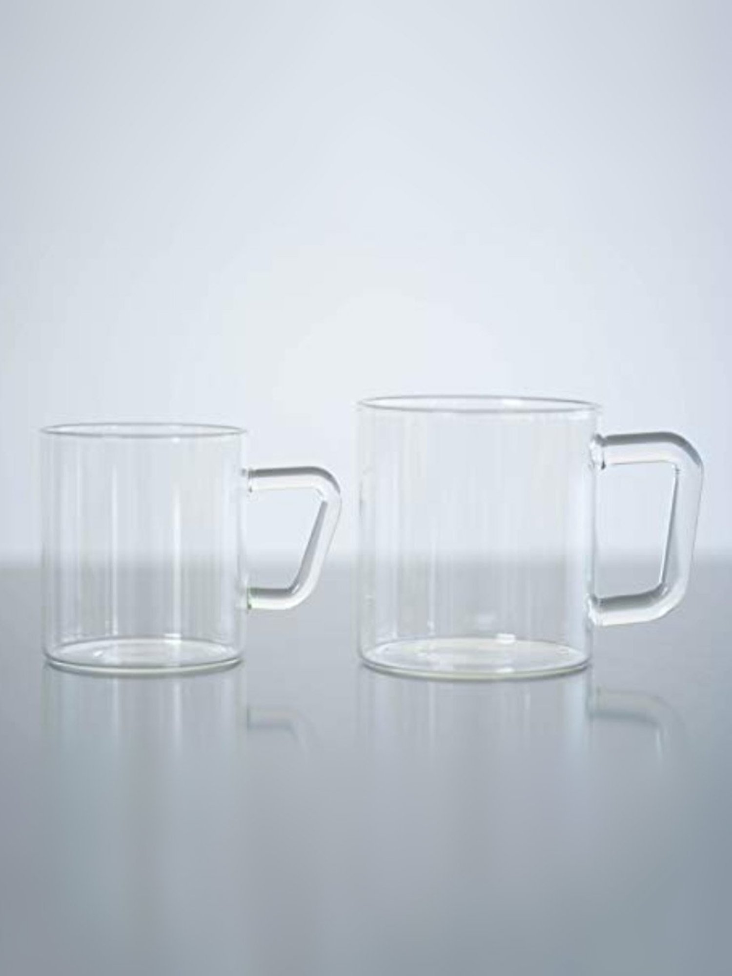Borosil Transparent Glass Tea & Coffee Mug - Set of 4 (305 ml)