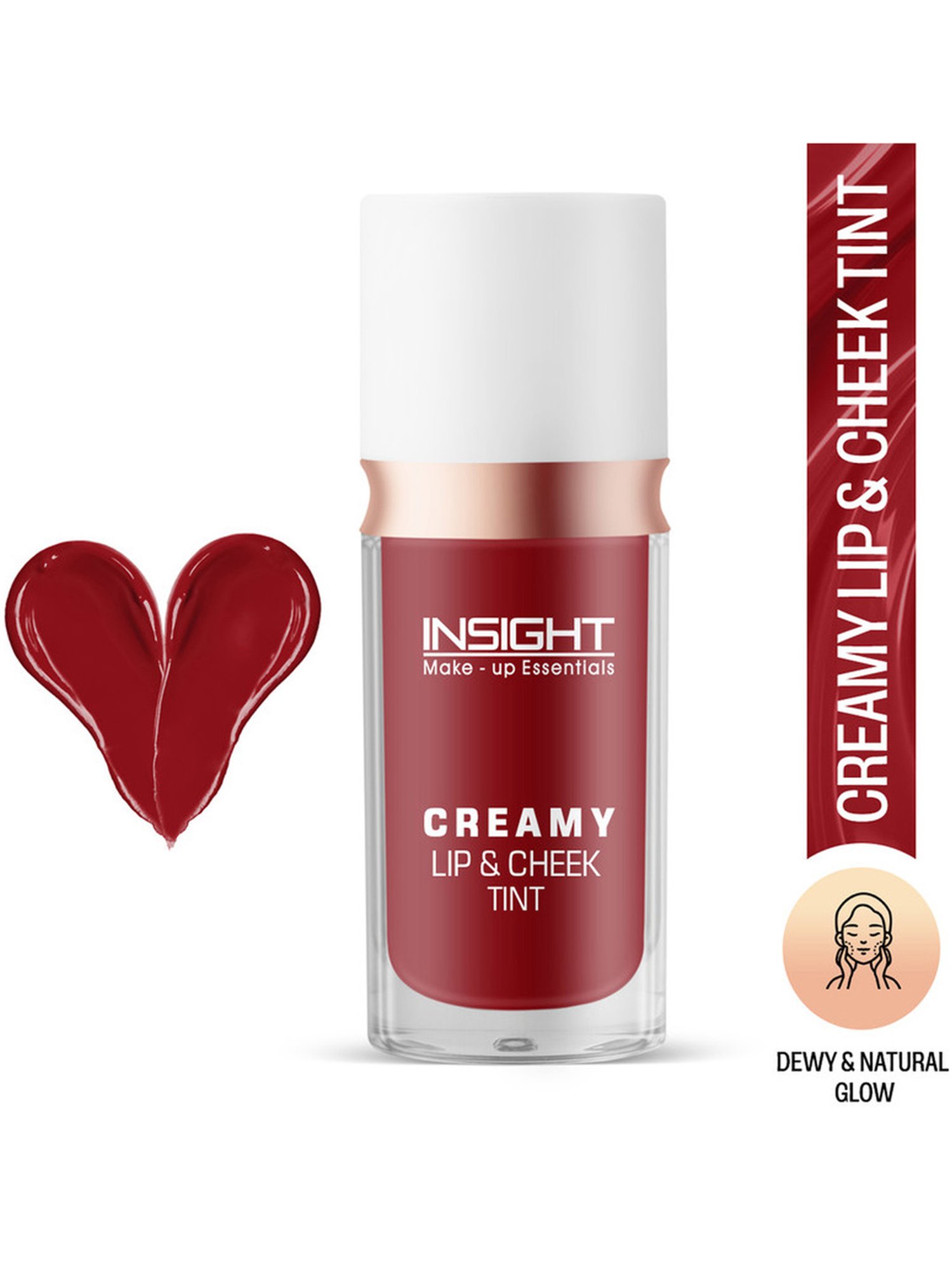 Insight Cosmetics Creamy Lip & Cheek Tint 04 Cherry Blossom - 7.5 gm