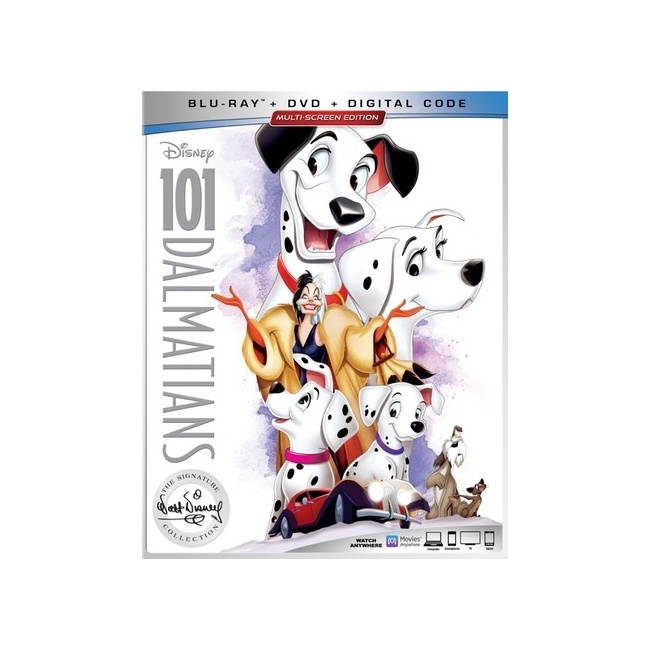 BUENA VISTA HOME VIDEO 101 DALMATIANS-SIGNATURE COLLECTION (2-BLU-RAY/DVD/DIGITAL) (3 DISC) BR155770