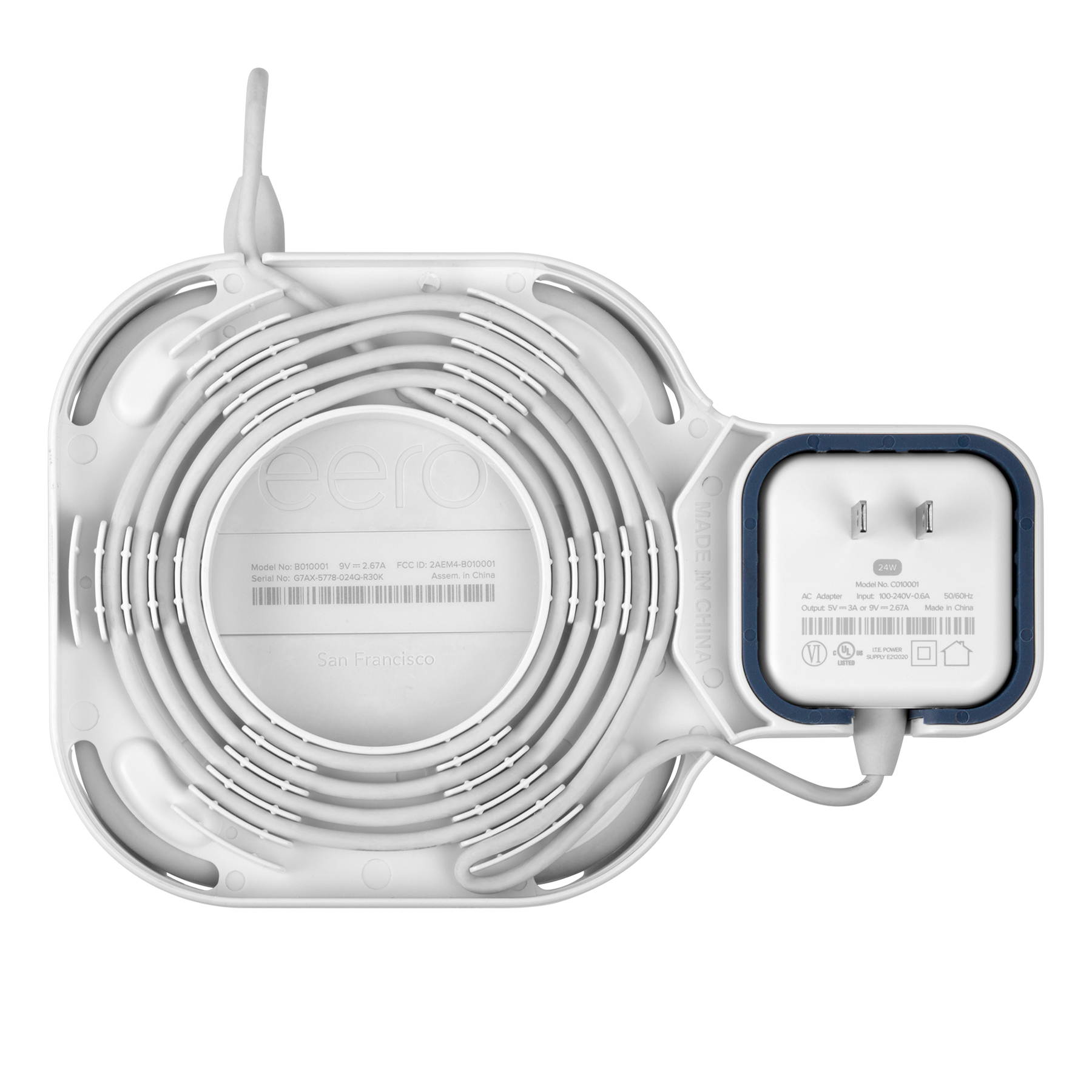 STANSTAR wall mount bracket for Eero Pro wifi home mesh WiFi system router wall plug-in wall mount bracket(1Pack)