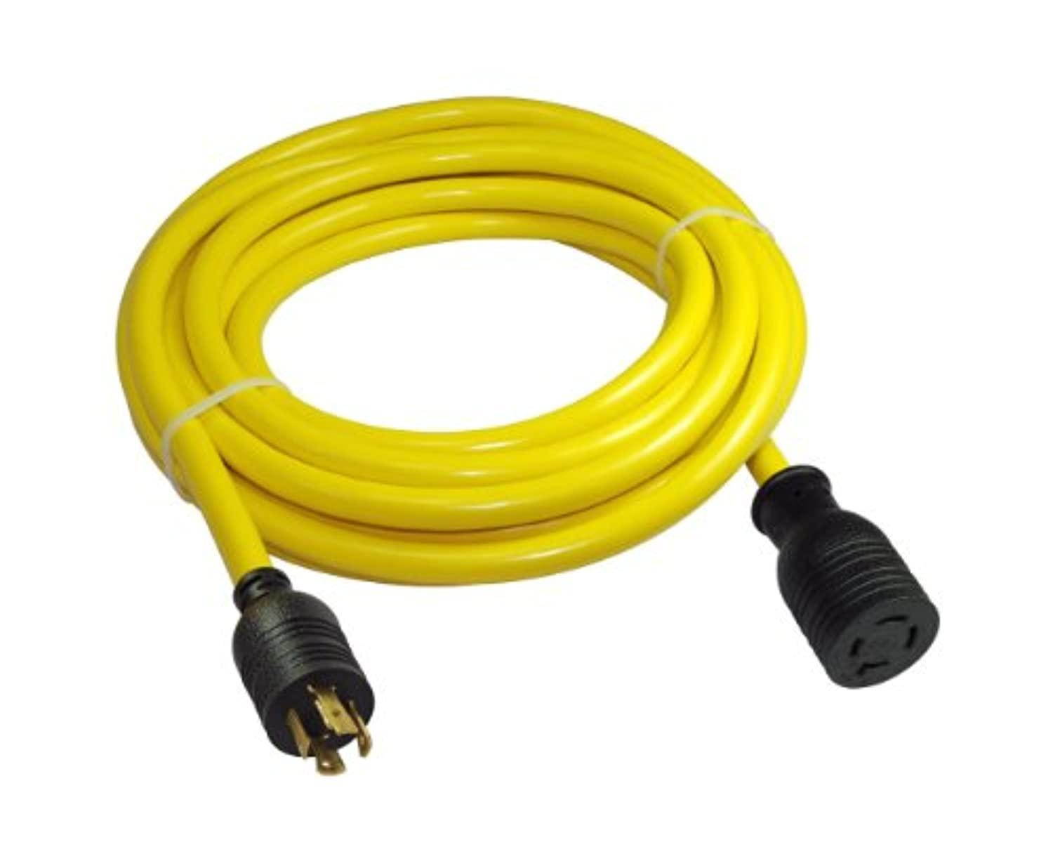 conntek 20581-025 25-feet 3phase 20a 250v l15-20 sjtw 12/4 locking extension cord