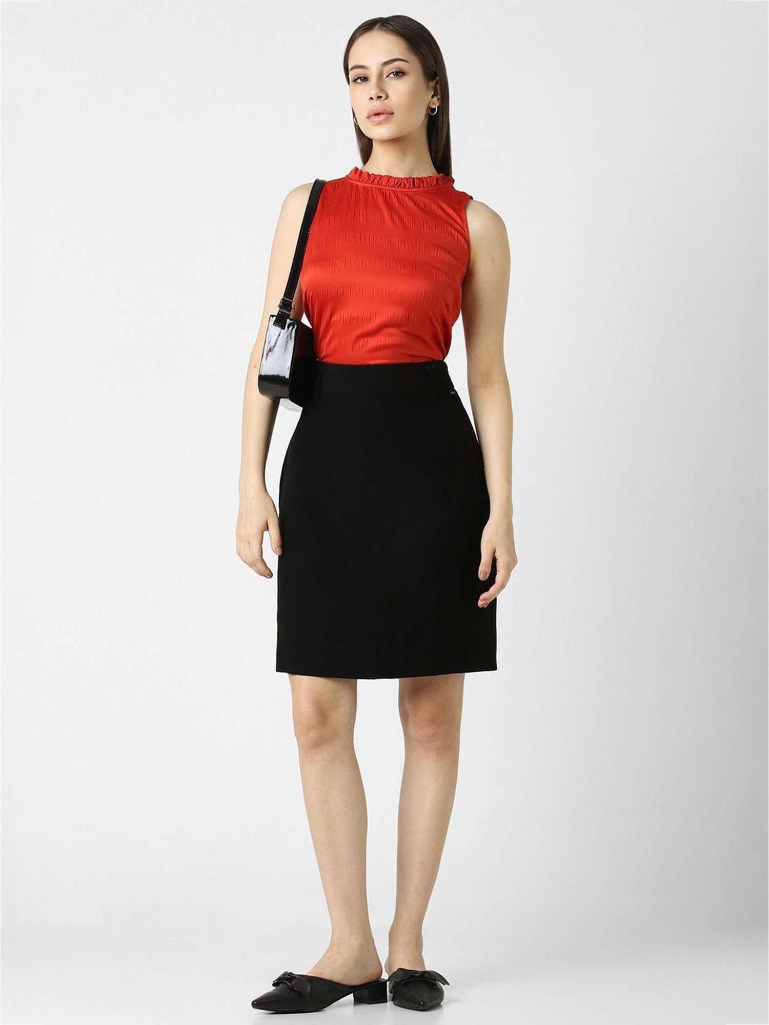 Van Heusen Red Regular Fit Top