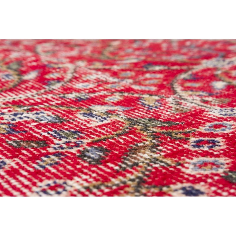 6'7"x10'8" Vintage One-of-a-Kind Yorick Rug Red - Revival Rugs