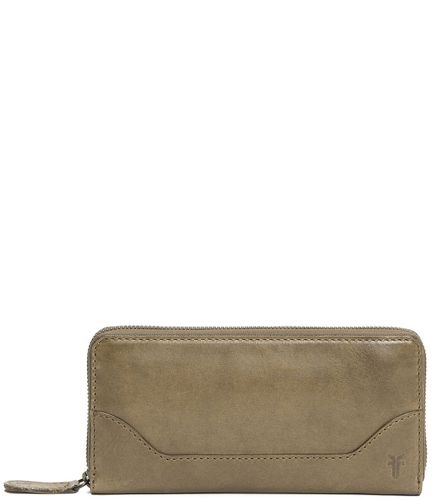 Frye Melissa Leather Zip Wallet